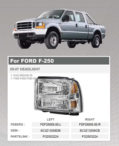 Faro Delantero para Ford F-250 6C3513005AB, Lámpara Automotriz para Camioneta F250 Super Duty, <span class=keywords><strong>También</strong></span> Compatible con F-350 - Product Image 2