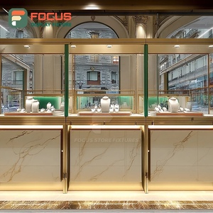 Fabricante de Sistemas de Exhibición de Joyería de Lujo Personalizados, Acabado Laminado, Vitrina de Vidrio para Espacios de Boutique - Product Image 6