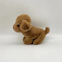 Mignon chien Teddy 18cm marron jouets en peluche dessin animé Animal chien debout Teddy chien jouets pour enfants joli cadeau