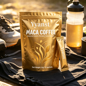 Café de Maca en Polvo Instantáneo, Infusión Botánica, Revitaliza la Energía Corporal, Bebida Natural para el Bienestar, 10g*10 Sobres, Marca Privada OEM - Product Image 3