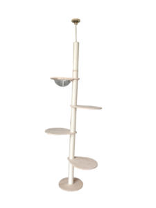 Árbol de lujo para gatos, Diseño Artesanal de madera y plástico para gatos de interior - Product Image 3