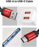 Kabel Data tipe-c untuk ponsel dan komputer, kabel Data USB tipe-c pengisian cepat 5A dengan jaket PVC untuk ponsel dan komputer