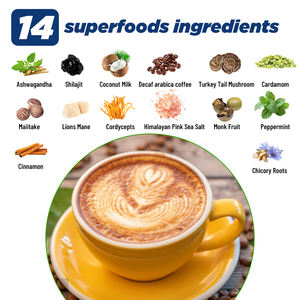 Hongos adaptógenos orgánicos OEM, café Keto <span class=keywords><strong>descafeinado</strong></span>, Enfoque Energético, digestión, café de champiñones descafeinados - Product Image 3