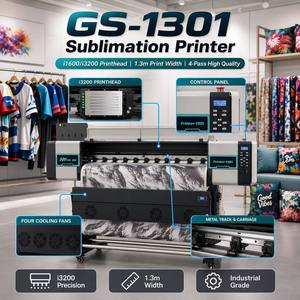 1.3m Sublimation <b>Printer</b> Heat Transfer Roll to Roll XP600 I3200 for T-Shirt Jersey Polyester Silk Mouse <b>Pad</b> Fabric Digital Print - Product Image 6