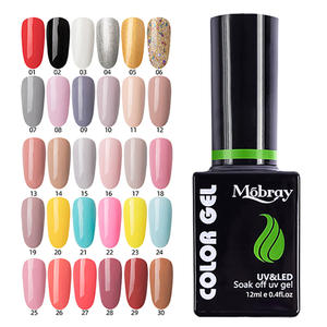 Esmalte de Uñas en Gel Mobray, No Tóxico, Libre de TPO, HEMA y TMPTA, 48 Colores, 12 ml, Larga Duración, Fácil de Remover, con Logotipo Personalizado - Product Image 1