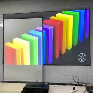 2025 nuevo ALR 150 \ "luz ambiental que rechaza t-prism 4,0 Pantalla de proyector de marco fijo para <span class=keywords><strong>Epson</strong></span> LS800 UST <span class=keywords><strong>Laser</strong></span> <span class=keywords><strong>TV</strong></span> 4K 8K 3D 16:9 - Product Image 1