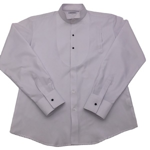 Latest Design Classic CVC Slim Fit Long Sleeve <strong>Wing</strong> Tip <strong>Collar</strong> Tuxedo <strong>Shirt</strong> for Men - Product Image 1