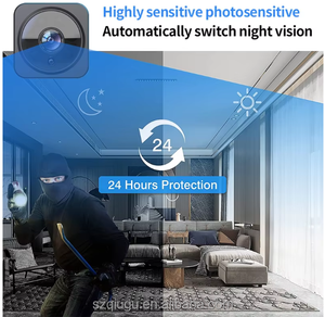 Caméra de sécurité intérieure sans fil WiFi HD1080P AS02, mini caméra vidéo de surveillance pour bébé, caméra de surveillance audio pour nounou, vision nocturne WiFi, mini caméra - Product Image 4