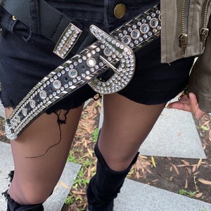Chaîne de corps en strass de cristal pour femme 105cm 115cm 125cm 135cm, accessoire de mode style punk pour usage quotidien - Product Image 2