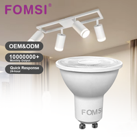 Ampoule LED FOMSI 5W 7W GU10 en gros, ampoule spot COB MR16 GU5.3 220V, options de couleur 6000K 4000K 3000K