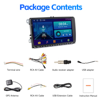 Reproductor de radio MP5 para coche Android de 9 pulgadas 2 Din radio universal para coche VW GOLF RADIO de coche para Volkswagen
