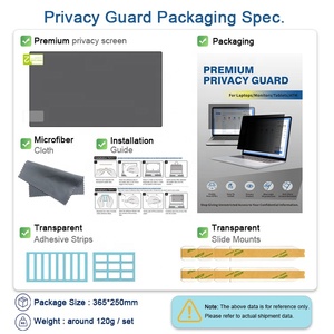 Filtro de Pantalla de Privacidad Anti-Espía de Fácil Instalación de 14 Pulgadas 16:10, Protector de Pantalla Anti-Luz Azul y Anti-Reflejos para Portátil <span class=keywords><strong>MSI</strong></span> de 14 Pulgadas - Product Image 5