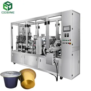 automatic liquid powder filling sealing and capping machine