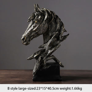 Статуэтка из смолы скульптура домашний декор лошадь бюст - Product Image 6