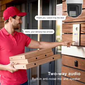 กล้องวงจรปิดไร้สายแบบโดม PTZ ความละเอียด HD 3MP พร้อมระบบเสียงสองทาง มองเห็นในเวลากลางคืน มาตรฐาน IP65 ติดตามอัตโนมัติ สำหรับภายนอกอาคาร ใช้เซ็นเซอร์ CMOS พร้อมหน่วยความจำ - Product Image 2