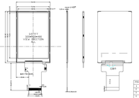 Module d'affichage LCD IPS QVGA 3,5 pouces 320x480 avec interface RGB/MCU/SPI, module d'affichage LCD TFT ILI9488, écran 500 nits pour maison intelligente