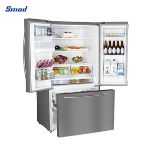 ตู้เย็น Smad&Oem 536 ลิตร โนฟรอสต์ สแตนเลสสตีล แบบประตูฝรั่งเศส พร้อมเครื่องจ่ายน้ำ - Product Image 4