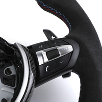 Volant en cuir et fibre de carbone SOON TODA pour F10/F20/F30/F32/X5/F15/F16/M3/M4/M2/M6-M Sport Design, couleur personnalisable