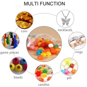 * OUTLET * 1000 pezzi richiudibili sacchetti con cerniera a pressione 6x8cm spessore trasparente 30 Micron-casa e giardino/articoli - Product Image 5