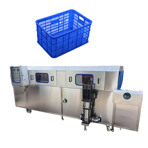 Cesta de plástico comercial Jaula de aves de corral Limpieza Industrial Hornear Bandeja de huevos Máquina de limpieza Cesta Lavadora - Product Image 1