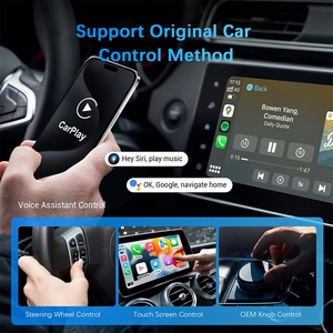 Rhythm Stable 5.8G WiFi Wireless CarPlay Android Auto <b>Adapter</b> 2 In 1 <b>Plug</b> And Play BT 5.2 - Product Image 6