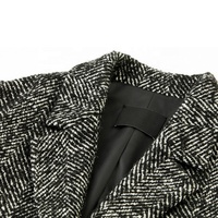 Manteau long en laine pour femme Boying, nouveau modèle d'hiver, élégant, fermeture à bouton unique, chaud, respirant, écologique, col rabattu