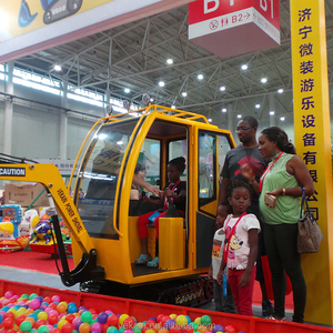 Manèges de <span class=keywords><strong>parc</strong></span> d'attractions comprenant une excavatrice pour enfants avec une cabine de conducteur rotative à 360 degrés. - Product Image 4