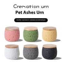 Urna Ecológica Impermeable de Bambú y Cemento Portland para Mascotas (Perros, Gatos, Cachorros, Gatitos) - Ataúd de Cremación al por Mayor