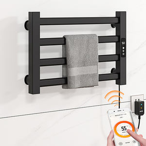 Support <span class=keywords><strong>de</strong></span> sèche-serviettes chauffant électrique intelligent personnalisé chauffe-serviettes à 4 barres seau <span class=keywords><strong>porte</strong></span>-serviettes <span class=keywords><strong>de</strong></span> <span class=keywords><strong>salle</strong></span> <span class=keywords><strong>de</strong></span> <span class=keywords><strong>bain</strong></span> <span class=keywords><strong>radiateur</strong></span> avec minuterie - Product Image 3