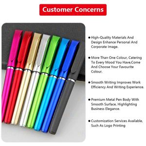 Custom Plastic 0.5mm Black Ink Pen Business Signature Gel Pen with Office and School Logo for Personalized <b>Gifts</b> - Product Image 4