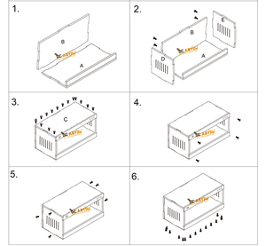Terrario Gabbia <span class=keywords><strong>per</strong></span> Rettili in PVC 48*24*18 Pollici con Lampada T5 HO, Gabbia Vivario <span class=keywords><strong>per</strong></span> Rettili 120*60*45cm <span class=keywords><strong>per</strong></span> Lucertola Pitone Drago Barbuto - Product Image 6