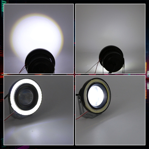 Phổ 10W 12V siêu sáng <span class=keywords><strong>LED</strong></span> Sương Mù Ánh sáng chiếu 2pcs 3.5 inch màu vàng góc mắt Vòng Halo điều kiện mới có sẵn - Product Image 3