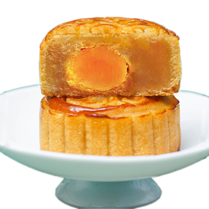 Bánh hoa nhài và lòng đỏ trứng Sô cô la hương vị khác nhau trà đồ ăn nhẹ đồ ăn nhẹ Châu Á phong cách Quảng Đông trung thu bánh trung thu - Product Image 2