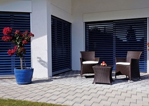 Rèm Cửa Sổ Màu Đen Tiện Dụng Rèm Venetian Ngoài Trời Rèm Cuốn Mỏng Che Nắng Thoáng Khí Che Cửa Sổ - Product Image 5