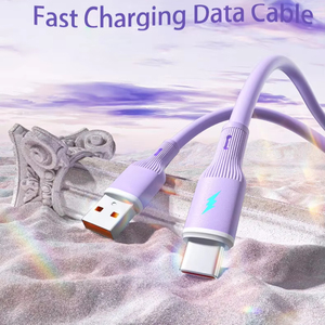 Cáp Dữ Liệu Sạc 1M Cáp USB Truyền Dữ Liệu 60W Nhanh Chóng Sạc Điện Thoại Di Động 16 15 14 Pro Max - Product Image 6