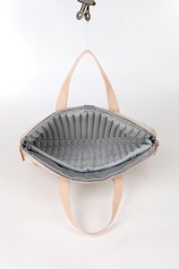 Macaron Color PU Portable Laptop Sleeve <b>for</b> Women Minimalist High Aesthetics Durable Large Capacity Hand Carry Business Commute - Product Image 2