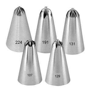 Drop Flower Piping Tip 107 129 131 Cake Decorating Supplies Stainless Steel Nozzle For Buttercream Frosting - Product Image 3