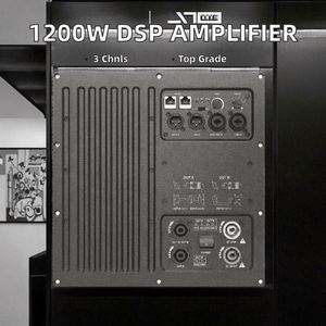 Système de sonorisation professionnel 3 canaux 2*400W 1*1200W Amplificateur de puissance DSP Équipement audio comprenant des amplificateurs de subwoofer - Product Image 3