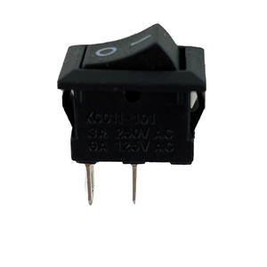 Interrupteur à bascule miniature KCD11 10x15mm 3A SPST 2 positions avec bornes longues, interrupteur d'alimentation rouge/noir/blanc, vente en gros - Product Image 4