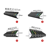 Decoración de Techo Japonesa de Plástico, Material de Techo Ligero para Paredes Interiores y Stands