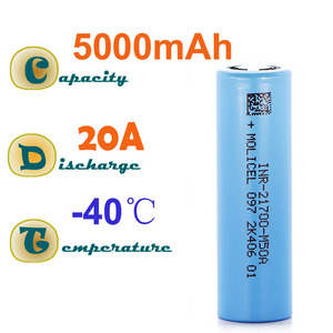Pin Sạc Lithium Ion Lithium 21700 Pin 3.7V 5000Mah Molicel 21700 M50a Cho Xe Đạp Điện - Product Image 5