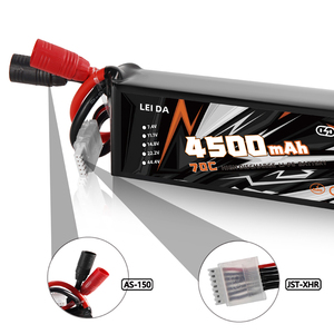 Giao hàng nhanh 4500mAh 70C 11.1V 3S sạc AA LiPo pin <span class=keywords><strong>Lithium</strong></span> Ion pin đóng gói pin <span class=keywords><strong>lithium</strong></span> polymer cho bay không người lái - Product Image 4
