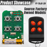 Suministro de fábrica 433MHz Control remoto Duplicador inalámbrico de 4 canales para garaje y puerta