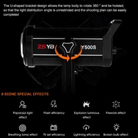 ZSYB 500W équipement d'éclairage vidéo de bonne qualité lumière vidéo LED professionnelle pour caméra