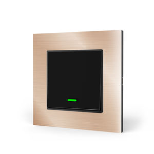 สวิตช์ไฟติดผนังอัจฉริยะ,สวิตช์ไฟอัจฉริยะ Wifi ติดผนังสมาร์ทโฮมพร้อมสีดำและสีเหลืองและแกรี่เฟรมสวิตช์ไฟติดผนังอัจฉริยะ - Product Image 2