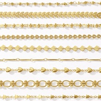 Vente en gros de bijoux personnalisés Nagosa Colliers pour femmes avec fermoir mousqueton en or 18 Vemeil et coquillage en laiton