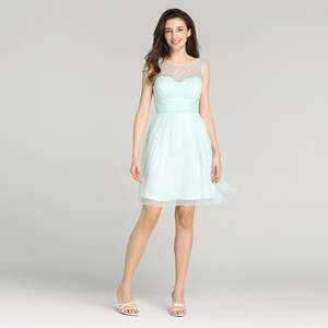 Nouvelle Mode 100% soie <span class=keywords><strong>8mm</strong></span> georgette avec perles sans manches plissé robe de bal pour <span class=keywords><strong>les</strong></span> femmes - Product Image 6