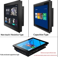 AWSTOUCH 19 Inch Industrial Panel PC Embedded All in One Touchscreen Control Computer Windows 8.