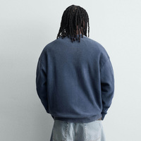 Herren Maßgefertigter Gestrickter Jacquard-Cardigan 100% Baumwolle Gewaschen Locker Sitzend V-Ausschnitt Langarm Frühling Atmungsaktiv Y2K Streetwear