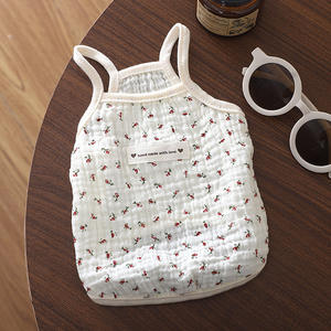 Vêtements d'été respirants pour animaux de compagnie, cardigan sans manches en gaze, gilet mignon, gilet de protection solaire pour petits chiens et chiots - Product Image 2